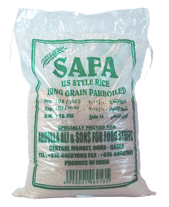 Safa US Style Long Grain Parboiled Rice